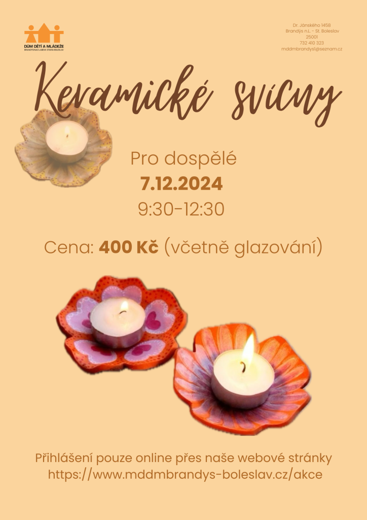 Keramické svícny