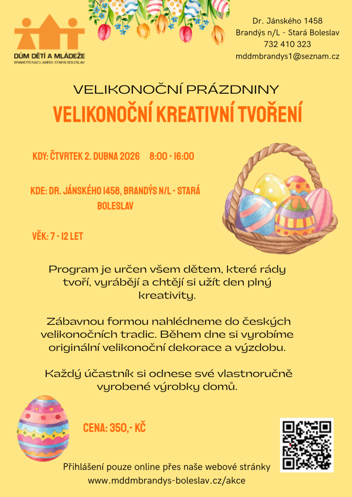 VELIKONOČNÍ PRÁZDNINY