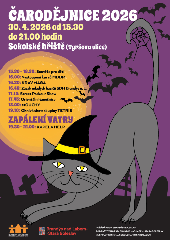 ČARODĚJNICE NA SOKOLSKÉM HŘIŠTI 2026