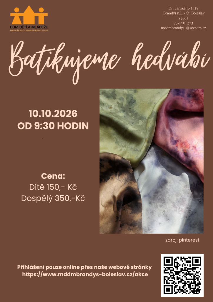 Batikujeme na hedvábí