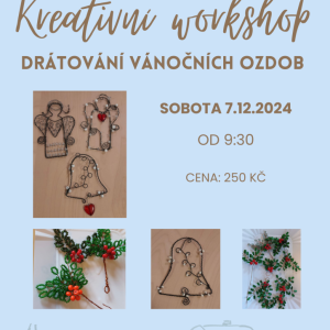 Drátování - vánoční ozdoby