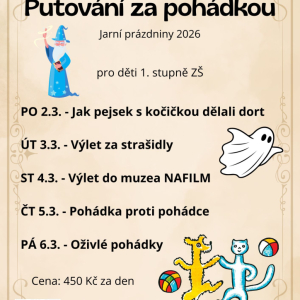 Jarní prázdniny - Jak pejsek a kočička dělali dort