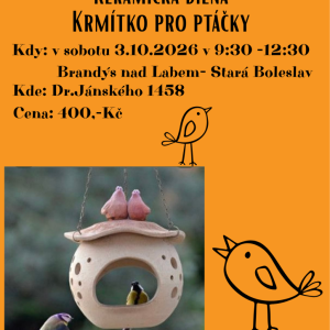 KERAMICKÁ DÍLNA - KRMÍTKO PRO PTÁČKY
