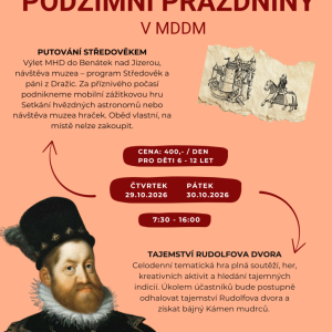 PODZIMNÍ PRÁZDNINY - PUTOVÁNÍ STŘEDOVĚKEM